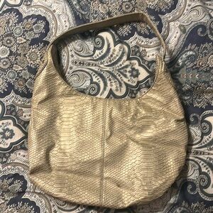 Devi Kroell for target gold snakeskin bag purse